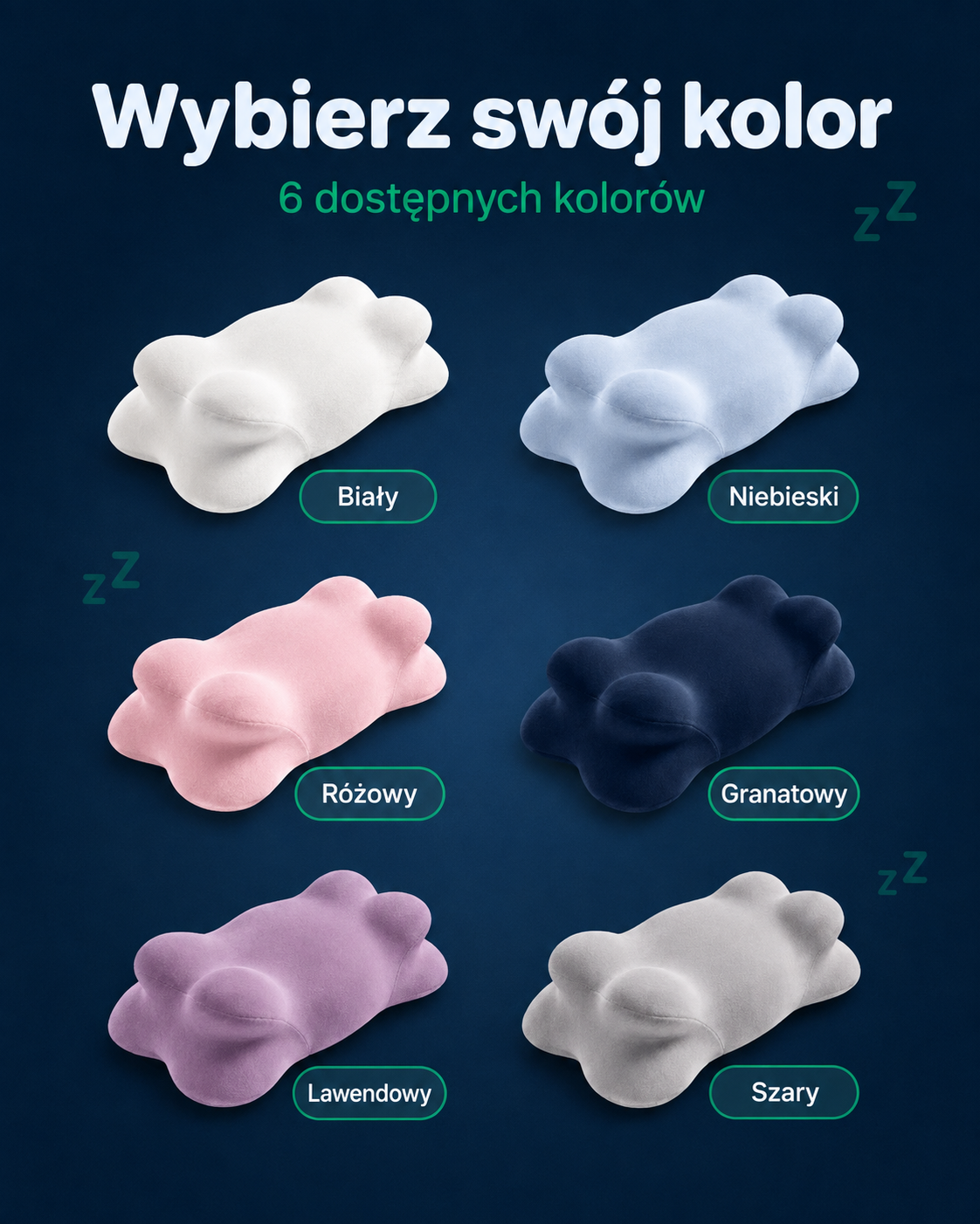 Cloudii™ – ergonomiczna poduszka Comfort Align