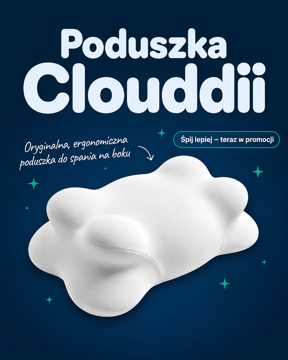 Cloudii™ – ergonomiczna poduszka Comfort Align
