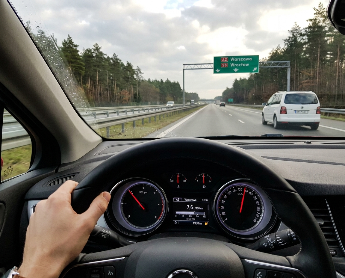 Trasa testowa autostrada i miasto